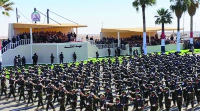 عناصر من «الحشد الشعبي» خلال استعراض عسكري في بغداد (أرشيفية)