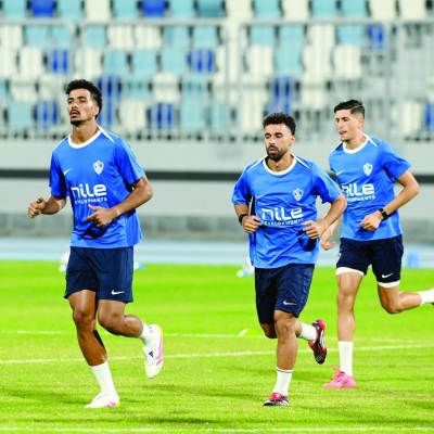 لاعبو الزمالك خلال المران الأخير للفريق