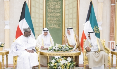 صاحب السمو مستقبلا سفير النيجر