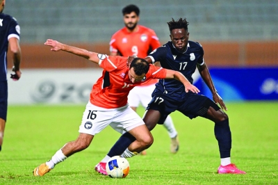 من مباراة اليرموك والشامية