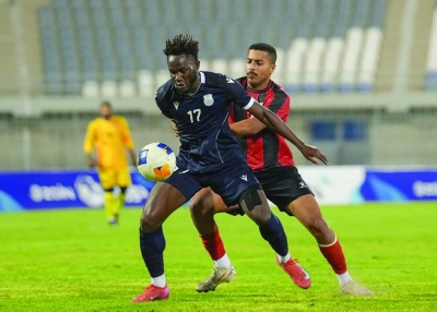 من مباراة اليرموك وخيطان