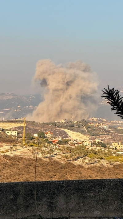 غارة إسرائيلية استهدفت بلدة بنعفول قضاء صيدا