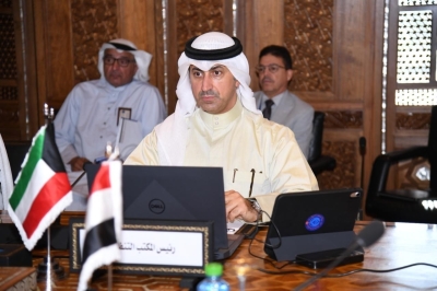 نمر الصباح خلال ترؤسه الاجتماع