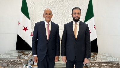 الشرع وبراك (أرشيفية)