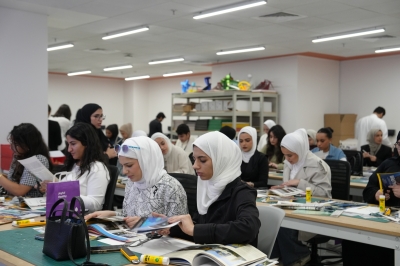 مشاركة الطلبة بإحدى ورش العمل