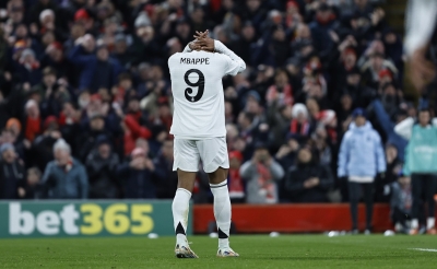 كيليان مبابي بعد الخسارة أمام ليفربول