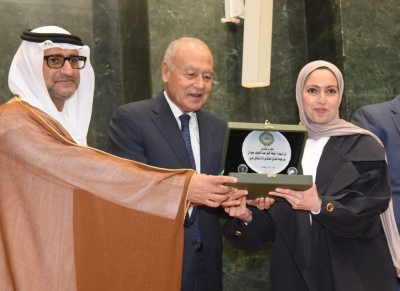 جامعة الدول العربية تكرم شيخة سعيدان