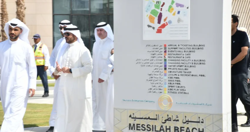 محافظ مبارك الكبير تفقد 'شاطئ المسيلة': حريصون على تطوير القطاع السياحي