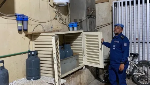 61 إخطاراً وإنذاراً في حملة تفتيشية لـ 'الإطفاء' في المباركية