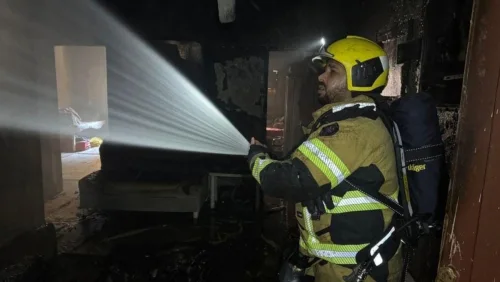 إصابة شخص بحريق شقة في السالمية 2 إصابة شخص بحريق شقة في السالمية