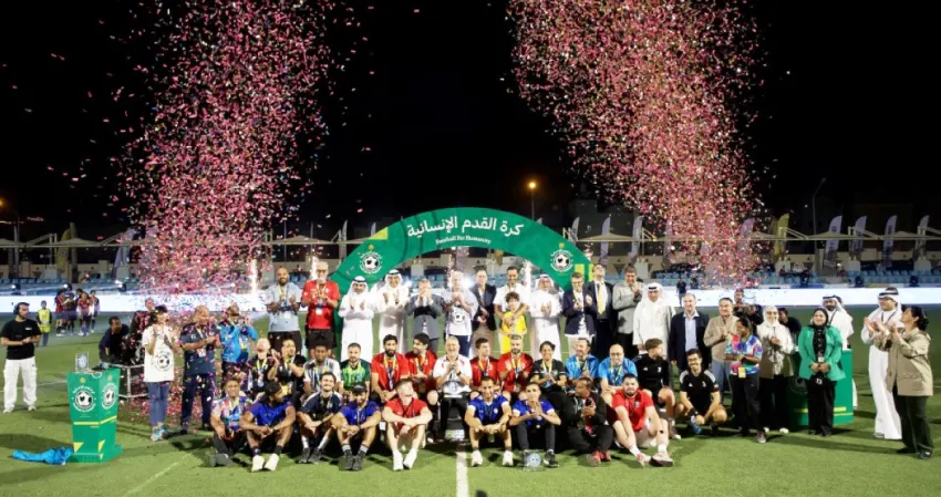 ختام 'كرة قدم للإنسانية'