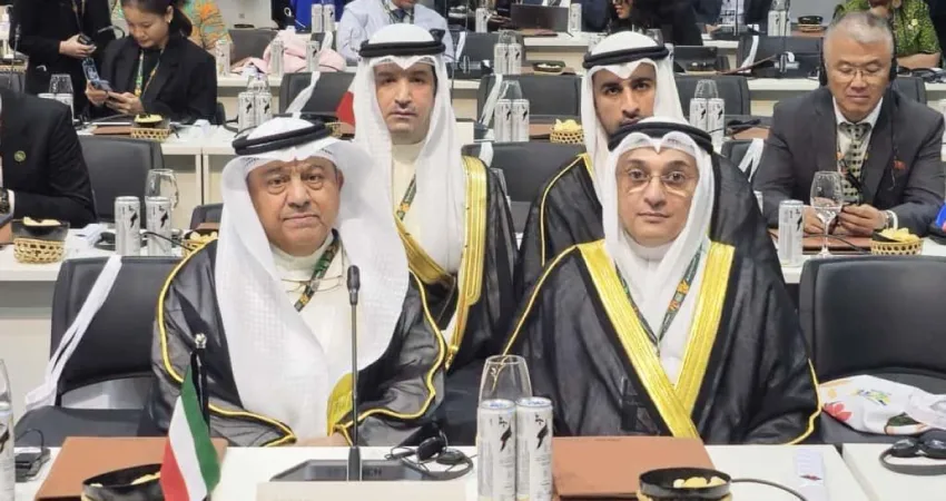 ممثل سمو أمير البلاد وزير النفط يشارك في 'كوب 30' لتغير المناخ