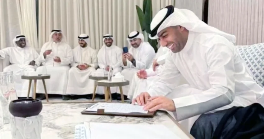 النجوم يشاركون الشعيبي التهنئة بعقد قرانه