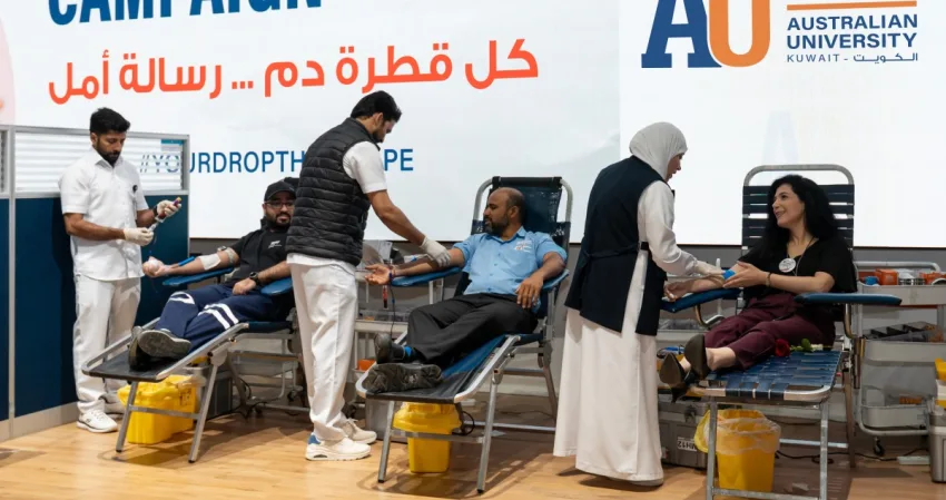 'الأسترالية' تنظّم حملتها للتبرع بالدم 2 'الأسترالية' تنظّم حملتها للتبرع بالدم