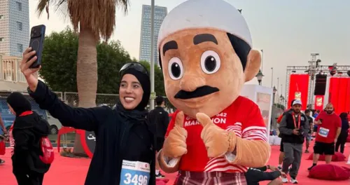 أكثر من 10آلاف متسابق يشاركون في النسخة الحادية عشرة لماراثون بنك الخليج 642