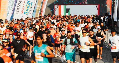 أكثر من 10آلاف متسابق يشاركون في النسخة الحادية عشرة لماراثون بنك الخليج 642