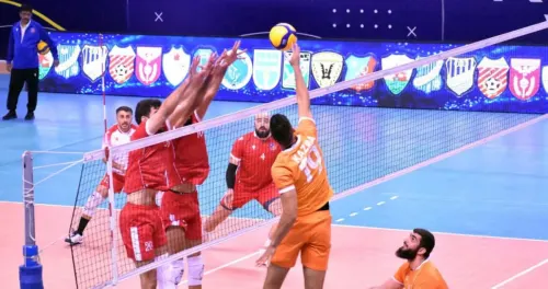 مباراتان بدوري الطائرة 2 مباراتان بدوري الطائرة