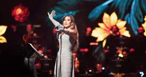 نجوى كرم وآدم قدما ليلة حب لبنانية في الرياض