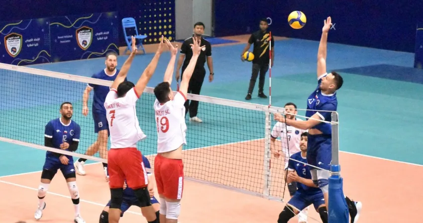 مواجهتان في 'دوري الطائرة'