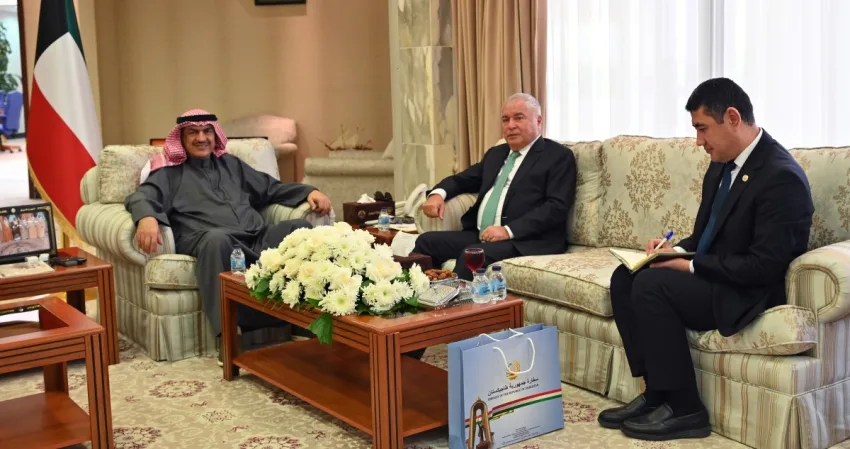 محافظ الجهراء يبحث أوجه التعاون مع سفير طاجيكستان