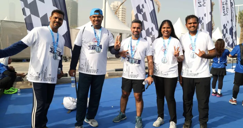 'الساير' تشارك بـ 150 موظفاً في 'ماراثونات الكويت' 2025