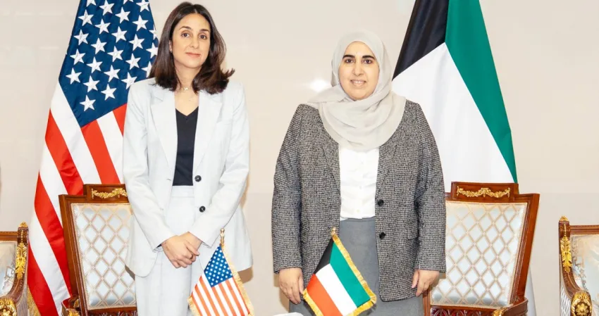 وكيلة 'المالية' تلتقي الملحق المالي الإقليمي لوزارة الخزانة الأميركية