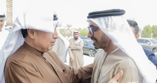 حمد جابر العلي يولم تكريماً لعبدالله بن زايد