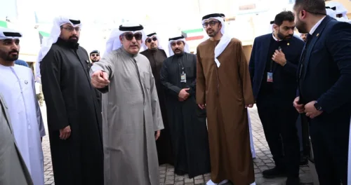 عبدالله بن زايد يزور كشك الشيخ مبارك