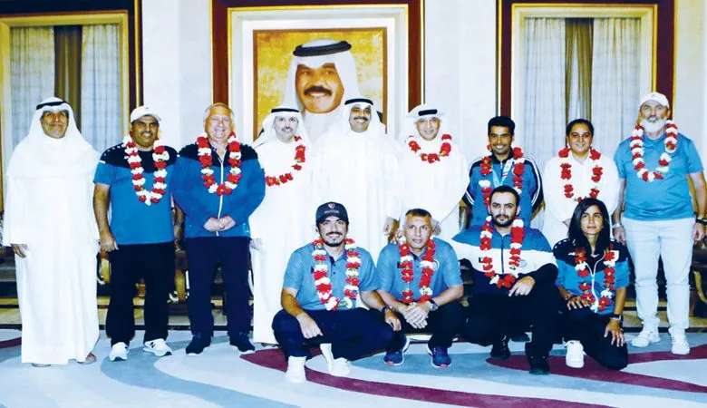 استقبال شعبي للرامي المضف