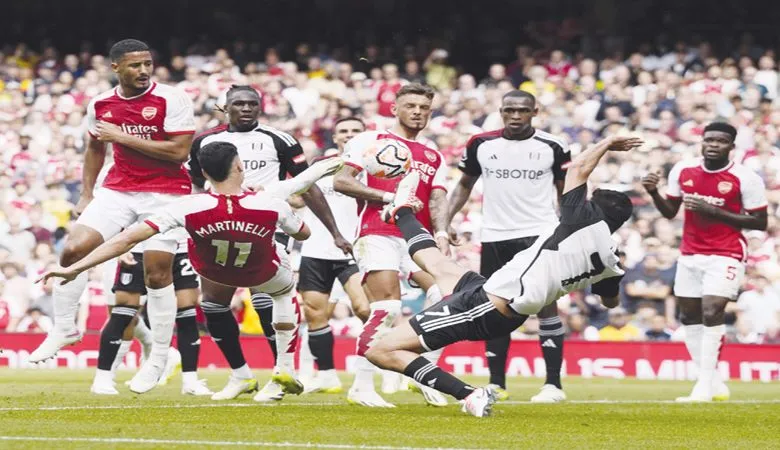 فولهام يُجبر أرسنال على التعادل و"اليونايتد" يعبر نوتنغهام بصعوبة