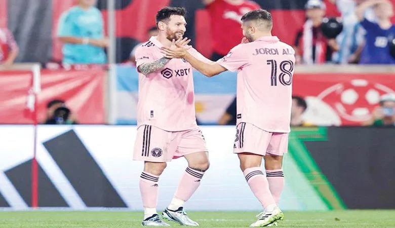 ميسي يبدأ مرحلة إنقاذ إنتر ميامي بهدفه الأول في الدوري