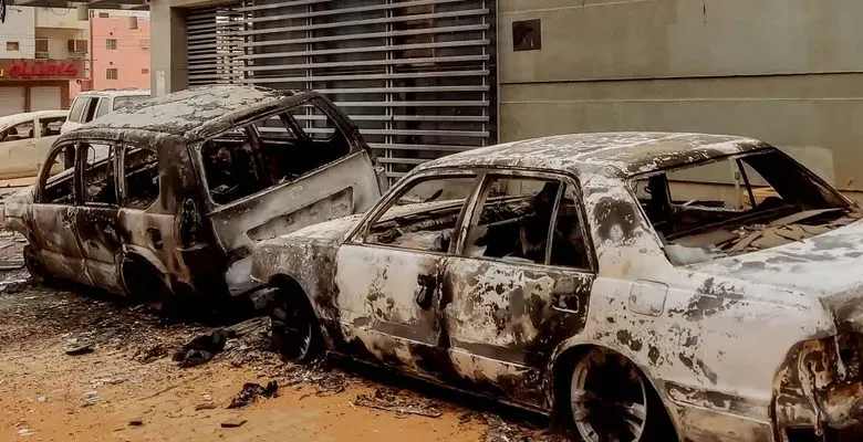 السودان.. تدمير ونهب نحو 30 ألف سيارة خلال 5 أشهر