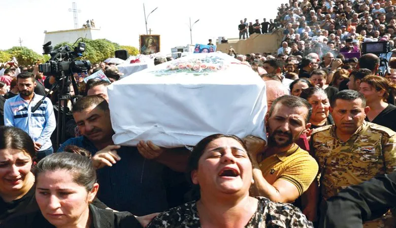 العراق يشيّع ضحايا فاجعة حريق الحمدانية وسط مطالبات بالمساءلة