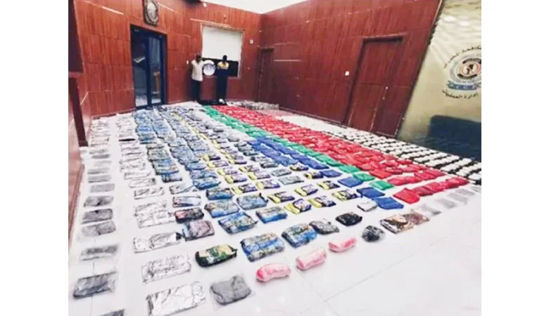 إحباط إدخال 400 كيلو حشيش ومليون حبة "كبتاغون"