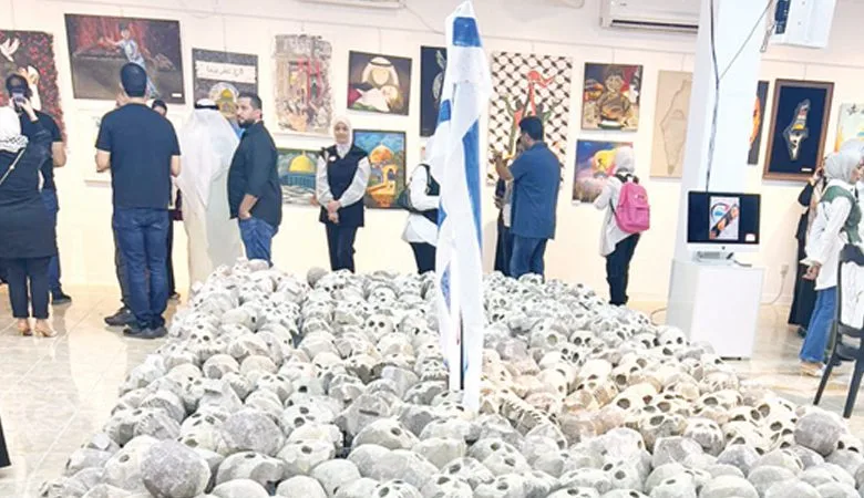 "غزة تنتفض"… في لوحات الألم والغضب