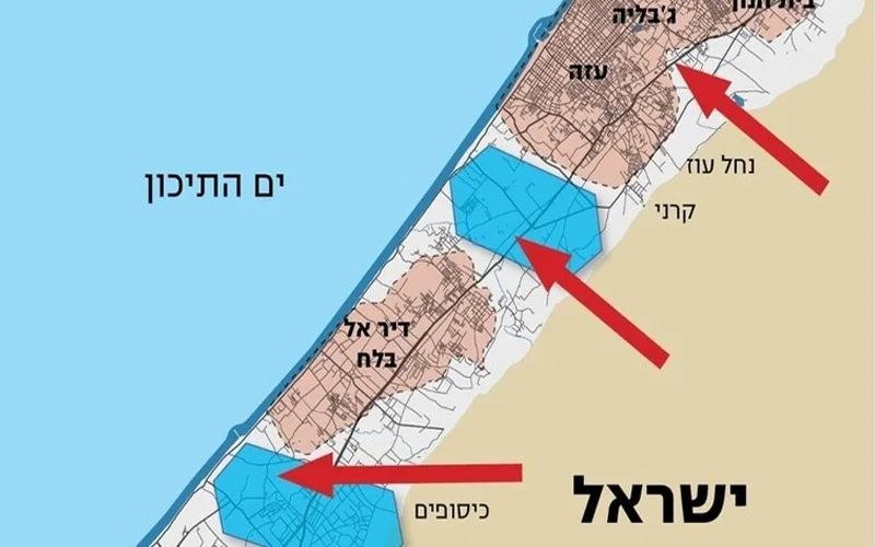 "خريطة سيجال".. صور تكشف خطة إسرائيلية للسيطرة على سيناء المصرية