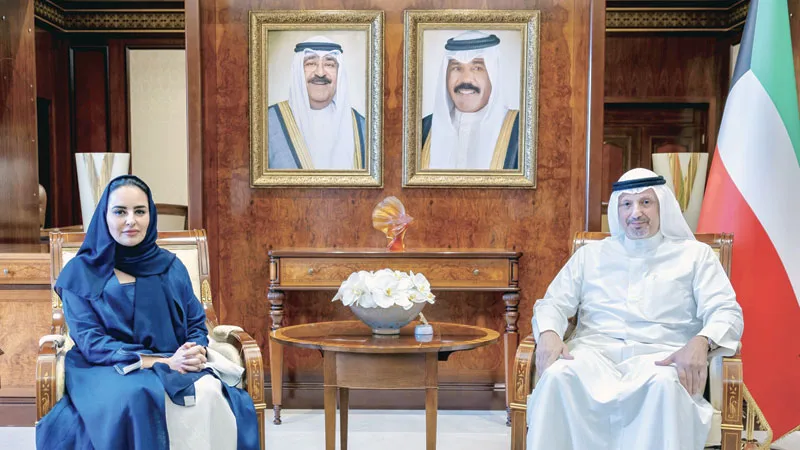 العبدالله بحث مع اليحيى تعزيز الشراكة بين أعضاء منظمة التعاون الرقمي