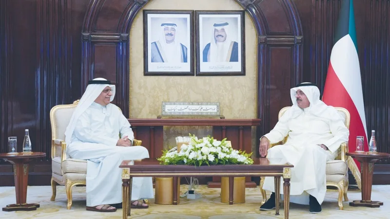 النواف استقبل رئيس الاتحاد الآسيوي لكرة القدم