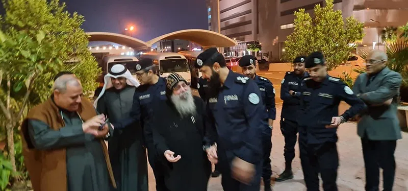 مدير أمن حولي تفقد النقطة الأمنية لكنيسة حولي