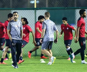 الجابر يصارح لاعبيه بأخطاء الخليج