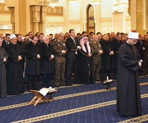 مشاركة سعودية في افتتاح مسجد الفتاح العليم وكاتدرا