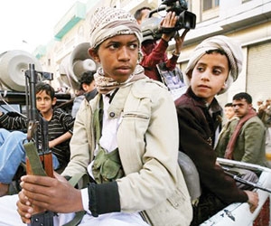 أطفال الحوثي يتساقطون بأيدي الثوار