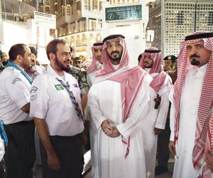 عبدالله بن بندر يتفقد الجهود الأمنية بالمسجد الحرا