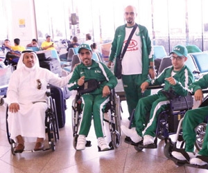 مشاركة سعودية في بطولة فزاع للبوتشيا