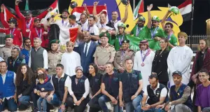 المنتخب المصري يتوج بالبطولة الدولية العسكرية لالتقاط الأوتاد