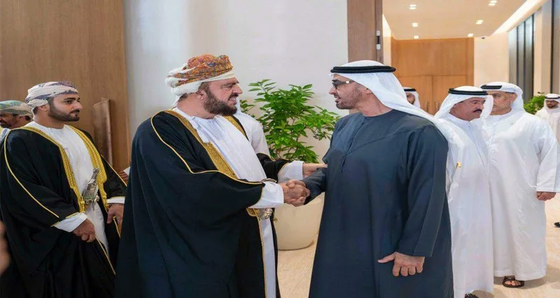 تعازي جلالة السلطان لرئيس الإمارات نقلها أسعد بن طارق