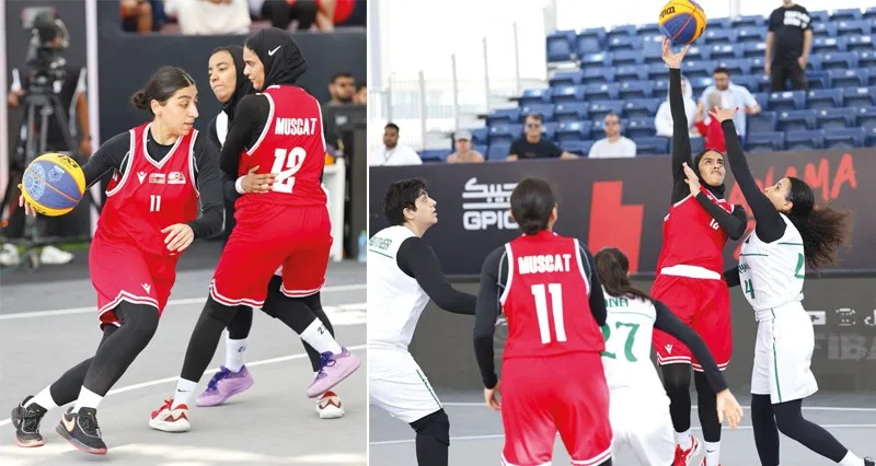 فريق مسقط لكرة السلة للسيدات يختتم مشاركته فـي البطولة الخليجية الثلاثية للسيدات بالبحرين