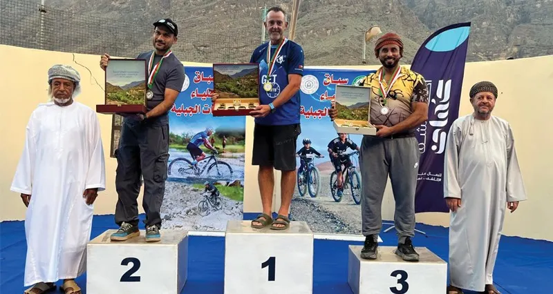 تشجيعا لممارسة الرياضة ... ختام سباق الدراجات الجبلية بالعوابي