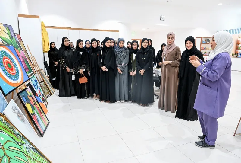 طلبة ذوي الإعاقة يزورون المركز الوطني للتوحد