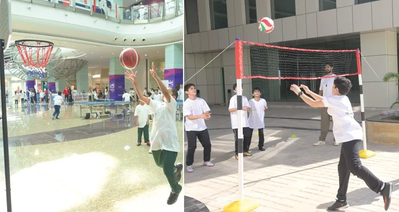 أنشطة وفعاليات متنوعة فـي اليوم الأولمبي بمحافظة مسقط